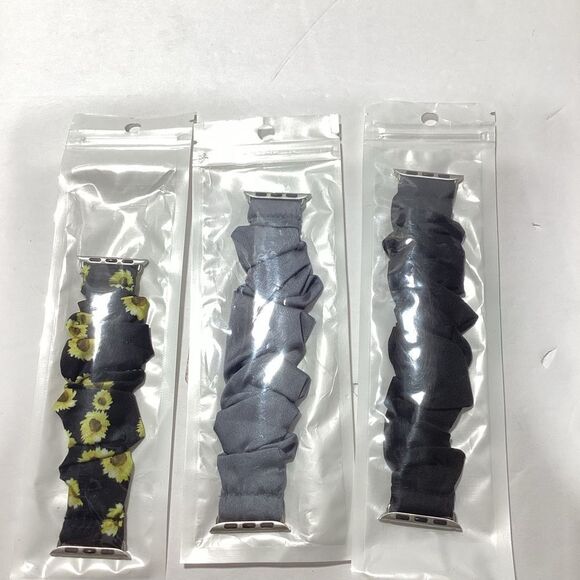 Apple Watch Compatible Scrunchie Bands - Picture 1 of 3